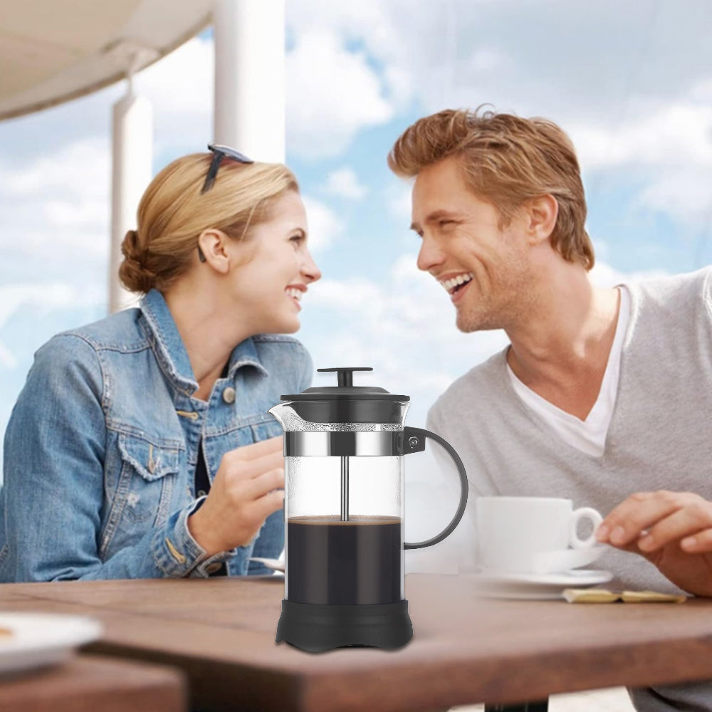 Kitchen Press Espresso Tea and Coffee Maker with Triple Filters