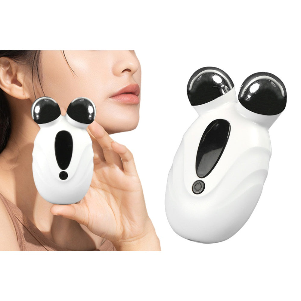 Facial Massager Microcurrent Roller EMS Device For Face Lifting Skin