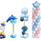 Telescoping Balloon Stand Adjustable Metal Balloon Column 40cm to 2m for Decoration
