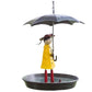 Garden Bird Feeder Ornament Umbrella Girl Hanging Outdoor Decor Feeding