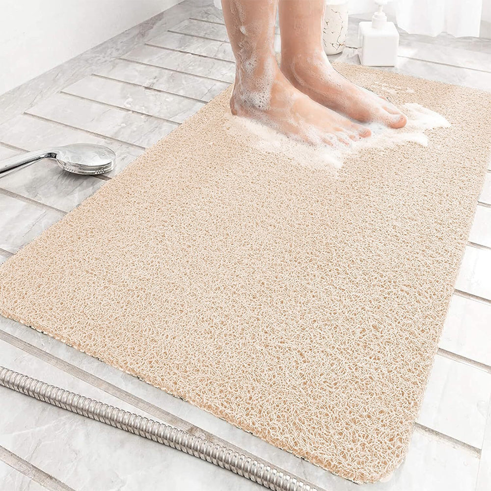 Hollow Loop Non Slip Shower Floor Mat for Bathroom Quick Drainage