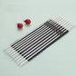 20 Pack 304 Stainless Steel BBQ Skewers Flat or Round Easy Clean