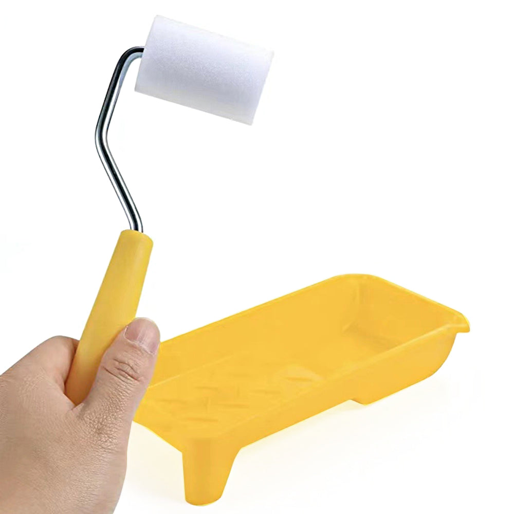 8Pcs Mini Paint Roller Kit with Tray