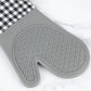 4Pcs Silicone Oven Mitts and Pot Holders Heat Resistant Non-Slip for Cooking Baking Grilling