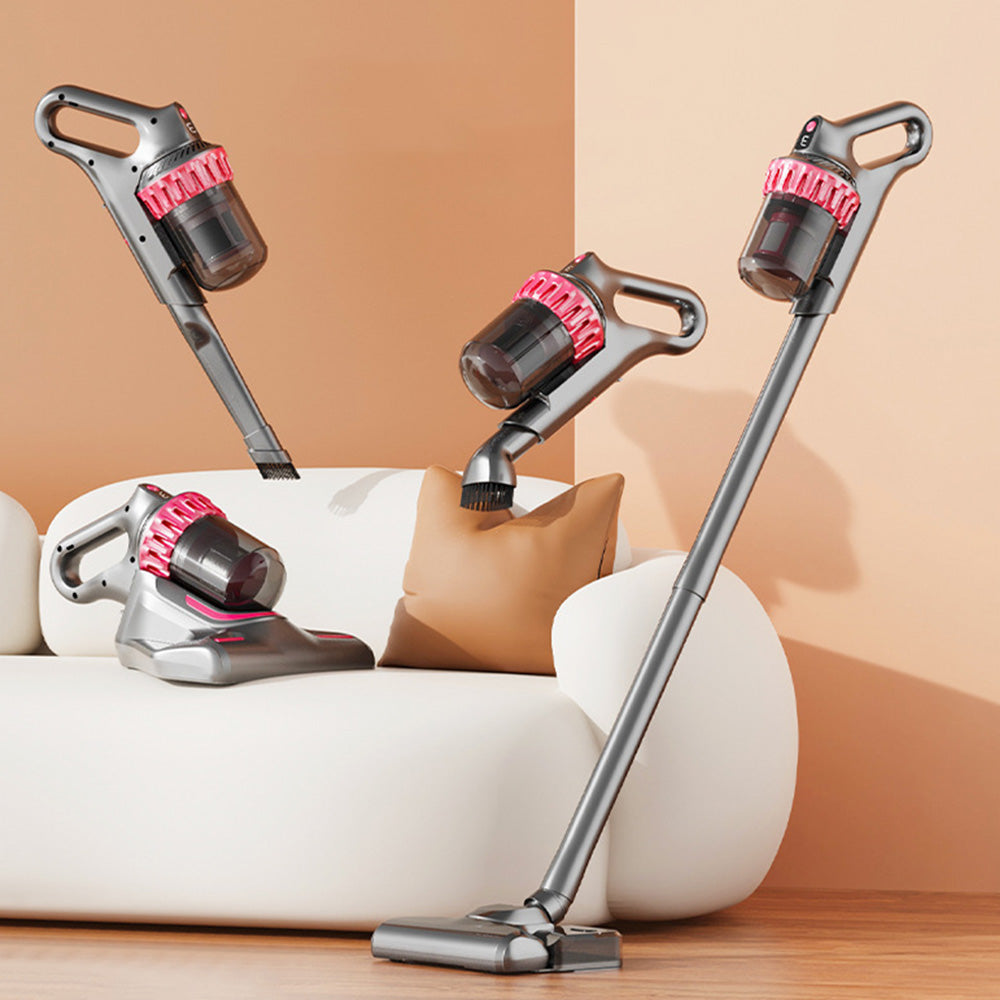 5 in 1 Cordless Vacuum Cleaner 10000Pa Stick Vacuum Cleaners for Carpets Pet Hair