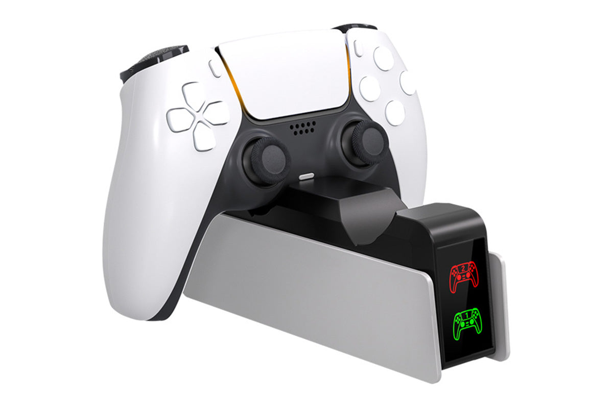 PS5 Controller Charging Station Dual Fast Charge Dock with LED Indicator