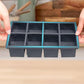 3 Pack Silicone Ice Cube Trays with Lids Large Ice Mold for Freezer