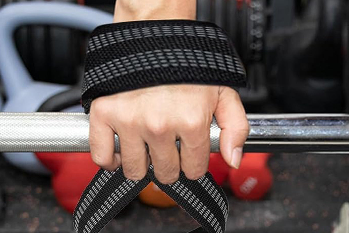 Figure 8 Lifting Straps for Deadlift Weightlifting – Reduce Grip Slip – Gym Wrist Belt