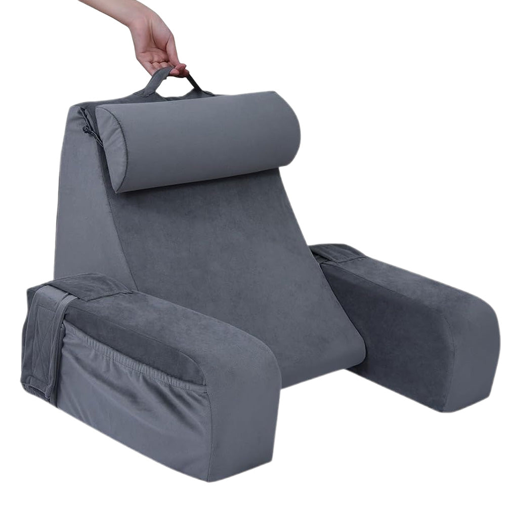 Adjustable Detachable Backrest Reading Pillow for Sitting in Bed