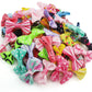 60PCS Pet Bowknot Hair Bow With Clips For Pet Grooming Decoration