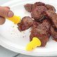 10 PCS Stainless Steel Corn Holders with Kernel Design Grip for BBQ