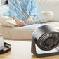 USB Rechargeable Air Circulator Wall Mounted Desktop Bladeless Fan