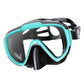 Diving Mask Anti-Fog Panoramic View Snorkel Dry Top Snorkeling Gear for Adults