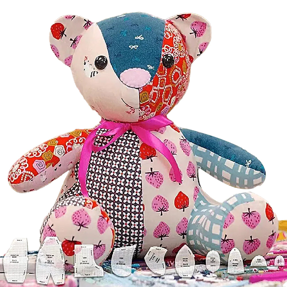 10Pcs Memory Bear Sewing Patterns Template Ruler Set