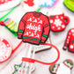 Advent Calendar 24 Days of Christmas Surprises with 10mm Straw Toppers