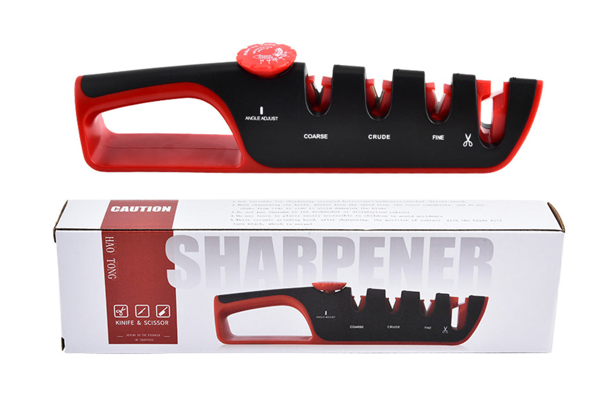 4 In 1 Scissors Sharpener Tool Knife Sharpeners With 6 Adjustable Angle For Kitchen