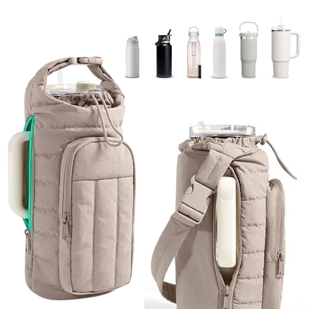 Water Bottle Holder Bag with Strap Crossbody Bag Gym Accessories