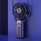 Handheld Fan With LED Display Foldable Hanging Neck Fan Rechargeable Portable Fan