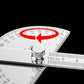 Stainless Steel Angle Protractor 0-180 Degree Gauge for Woodworking DIY Measuring Tool