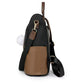 Anti-Theft Backpack with Furry Pom Pom Charm