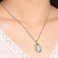 Stainless Steel Teardrop Cremation Pendant Water Drop Tear Shaped Keepsake Necklace