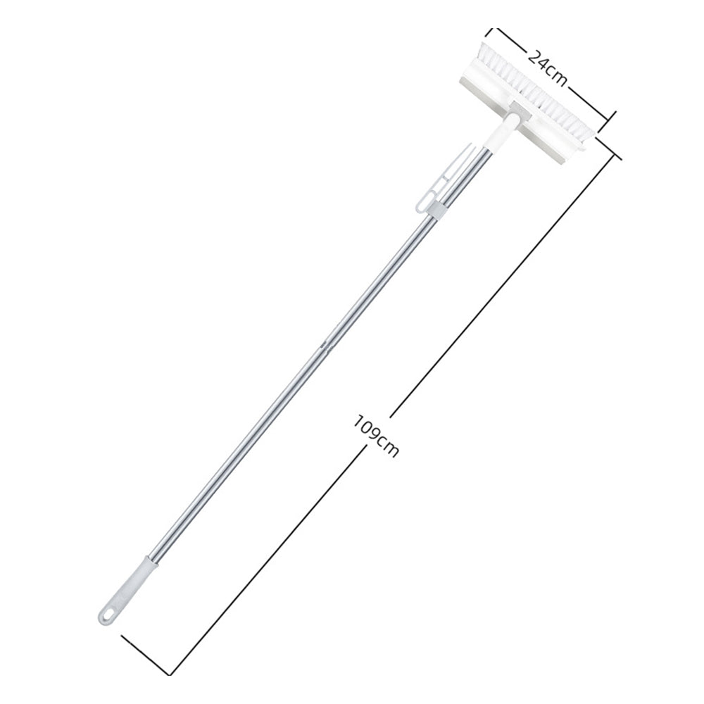3-in-1 Multifunctional Floor Scrape Cleaning Brush with Long Handle