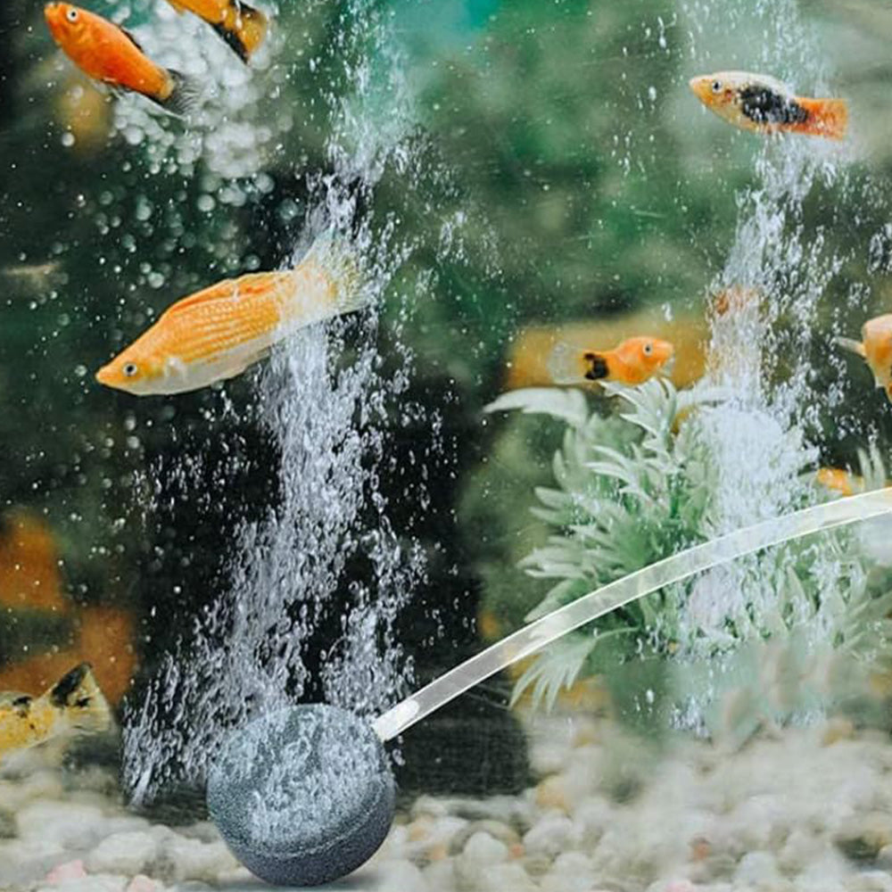 Solar Powered Oxygen Aerator Pump with Air Stone and Ground Stake for Pond Pool and Aquarium