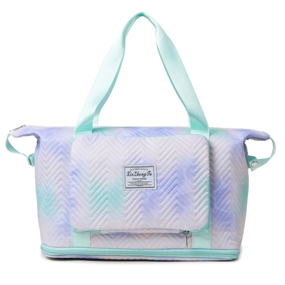 Gradient Color Expandable Large-Capacity Travel Foldable Duffle Bag