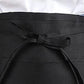 2Pcs Short Half Waist Kitchen Apron with 3 Front Pockets