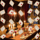 4 Pack Halloween Envelope Hanging Garland for Enchanted Wizard Party Decor