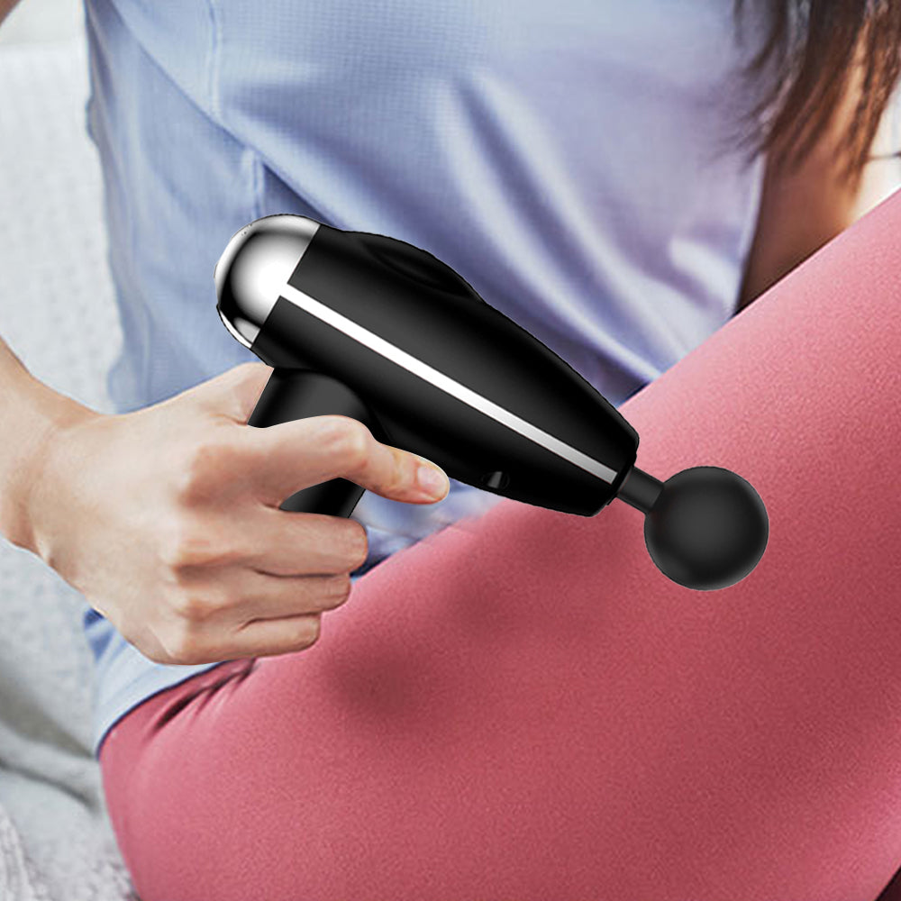 Portable Muscle Massage Gun for Back Neck Muscle Relieve with 4 Massage Heads