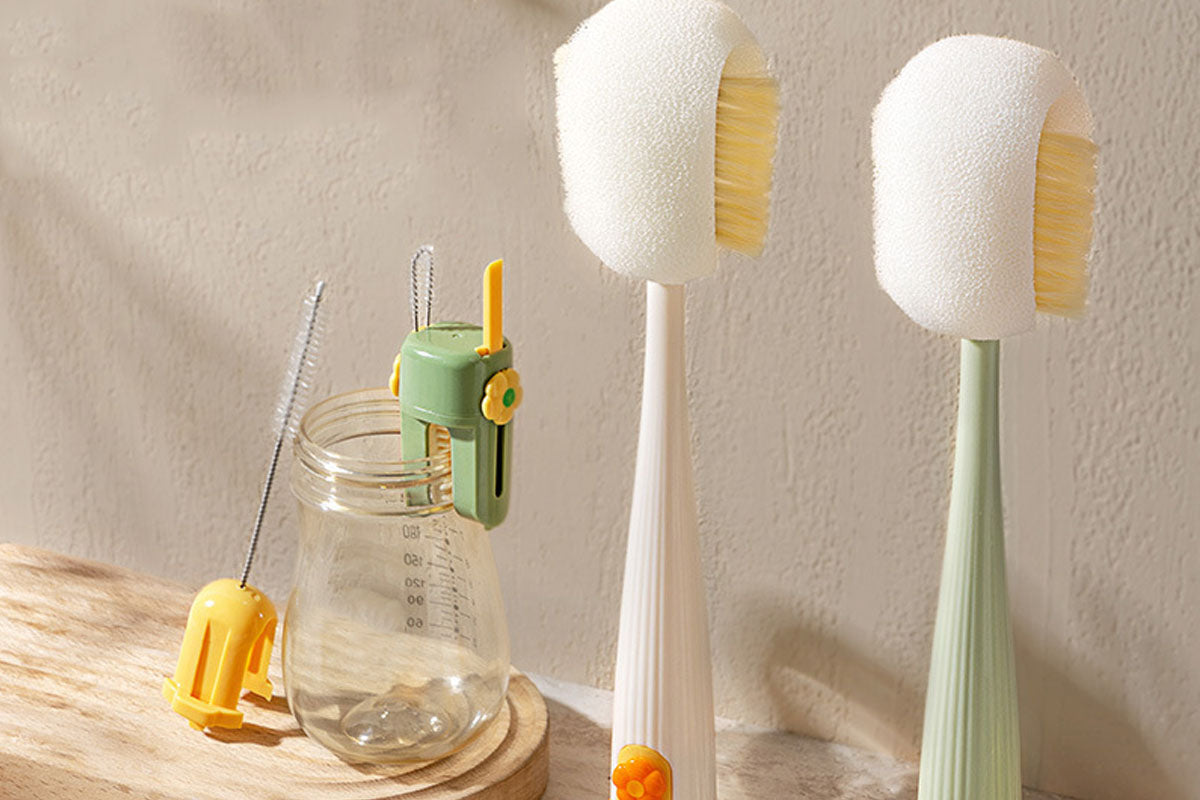 5-in-1 Multifunctional Cup Brush Water Bottle Cleaner for Thermos Mugs Bottles
