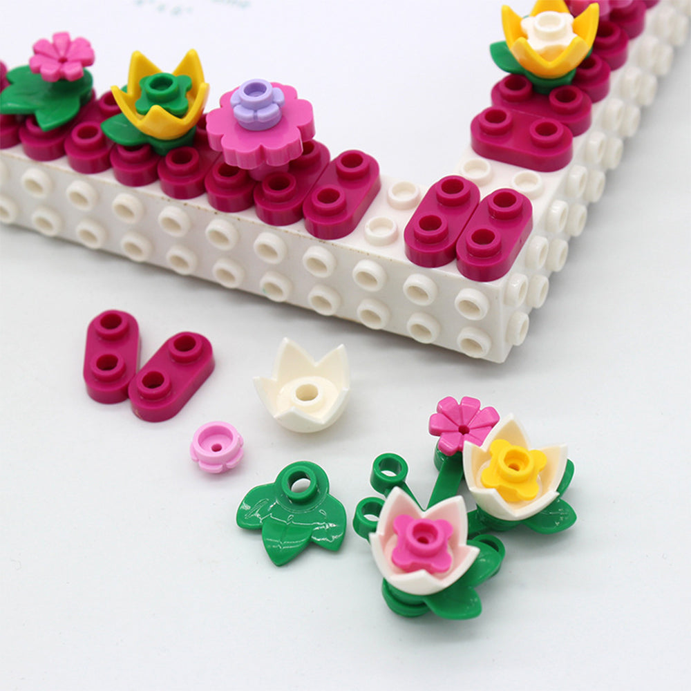 DIY Building Block Photo Frame Tabletop Decoration