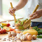 8pcs Bamboo Cooking Utensils Set Wooden Spoons and Spatulas for Kitchen