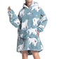 Hooded Blanket Hoodie Ultra Plush Comfy Sweatshirt Fleece-Style 2