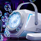 Portable Automatic Bubble Maker Machine Blower LED Light for Parties Wedding