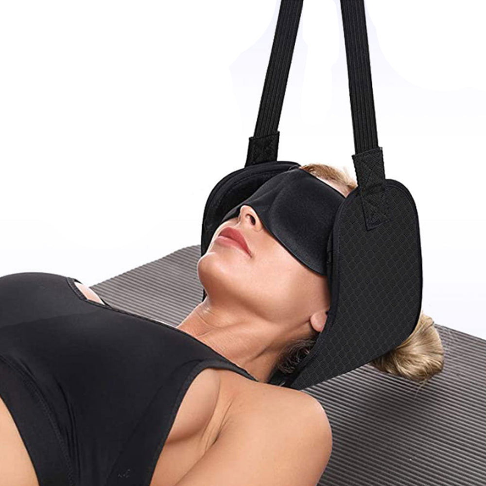 2Pcs Portable Cervical Head Hammock Traction Device Pain Relief Massager