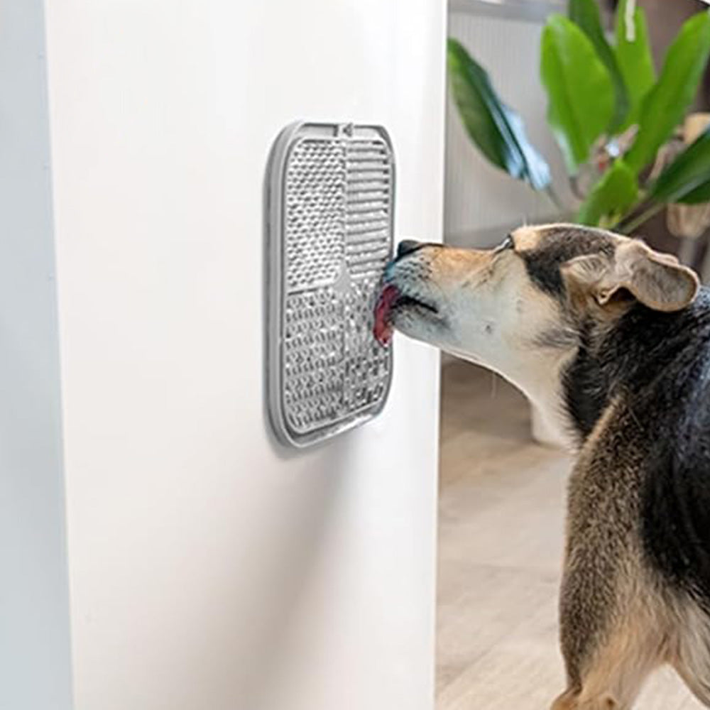 2 Pack Dog Lick Mat Slow Feeder Licking Mats with Strong Suction Cups for Pets