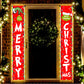 Christmas Decorations Outdoor Banner with Merry Christmas LED Light