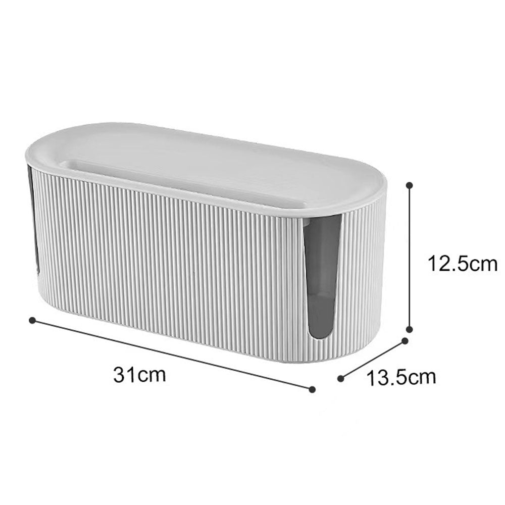 Cable Storage Box Wire Management Case Power Plug Socket Organizer Box