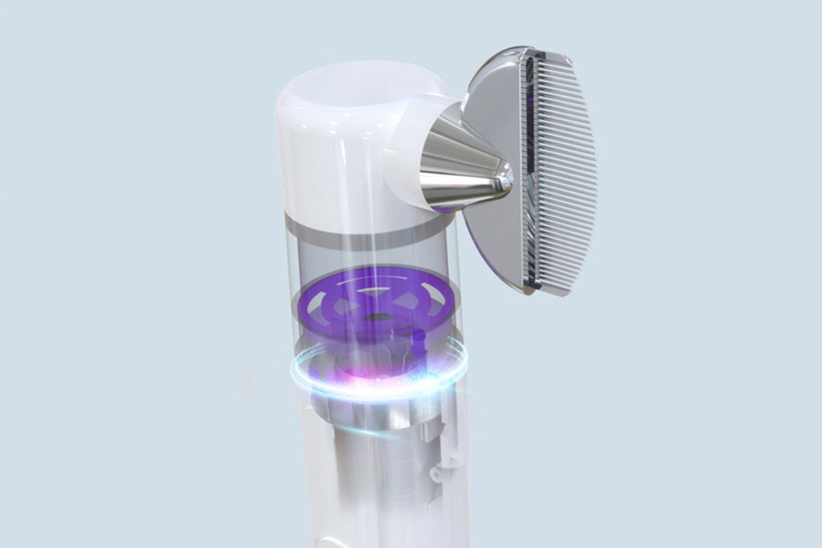 2-in-1 Electric Cordless Pet Flea Comb Grooming Vacuum