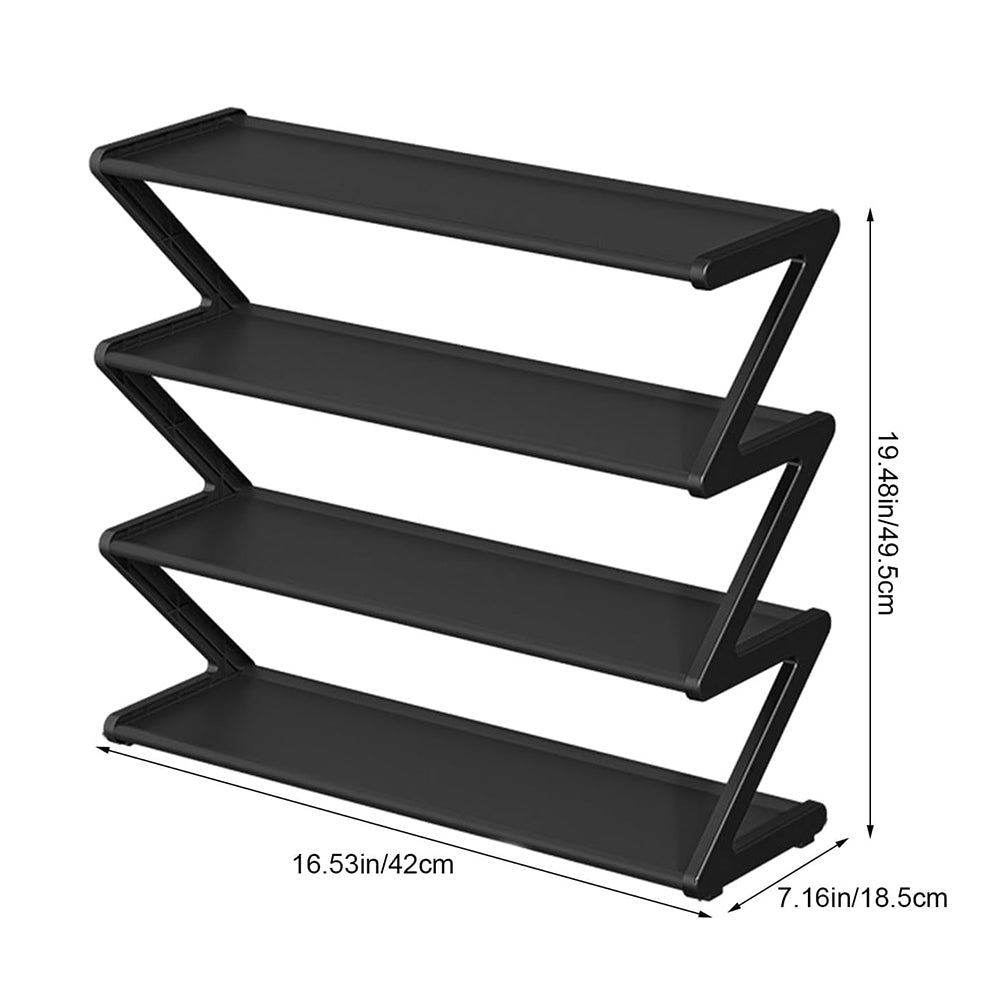 4 Tier Shoe Rack Storage Organizer Shelf Stand Shelves Shoe Storage