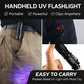 UV Ultra Violet LED Flashlight Blacklight Light 365 nm Inspection Lamp Torch
