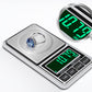 2Pcs Stainless Steel Mini Pocket Digital Scale 500g/0.1g Portable Pocket Electronic Scale