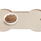 Dog Food Mats for Floors Waterproof Silicone Dog Bowl Mat with Raised Edge