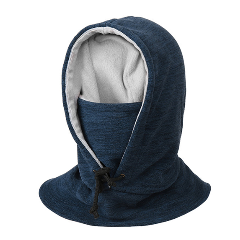 Thick Fleece Windproof Hooded Neck Warmer Winter Balaclava for Men