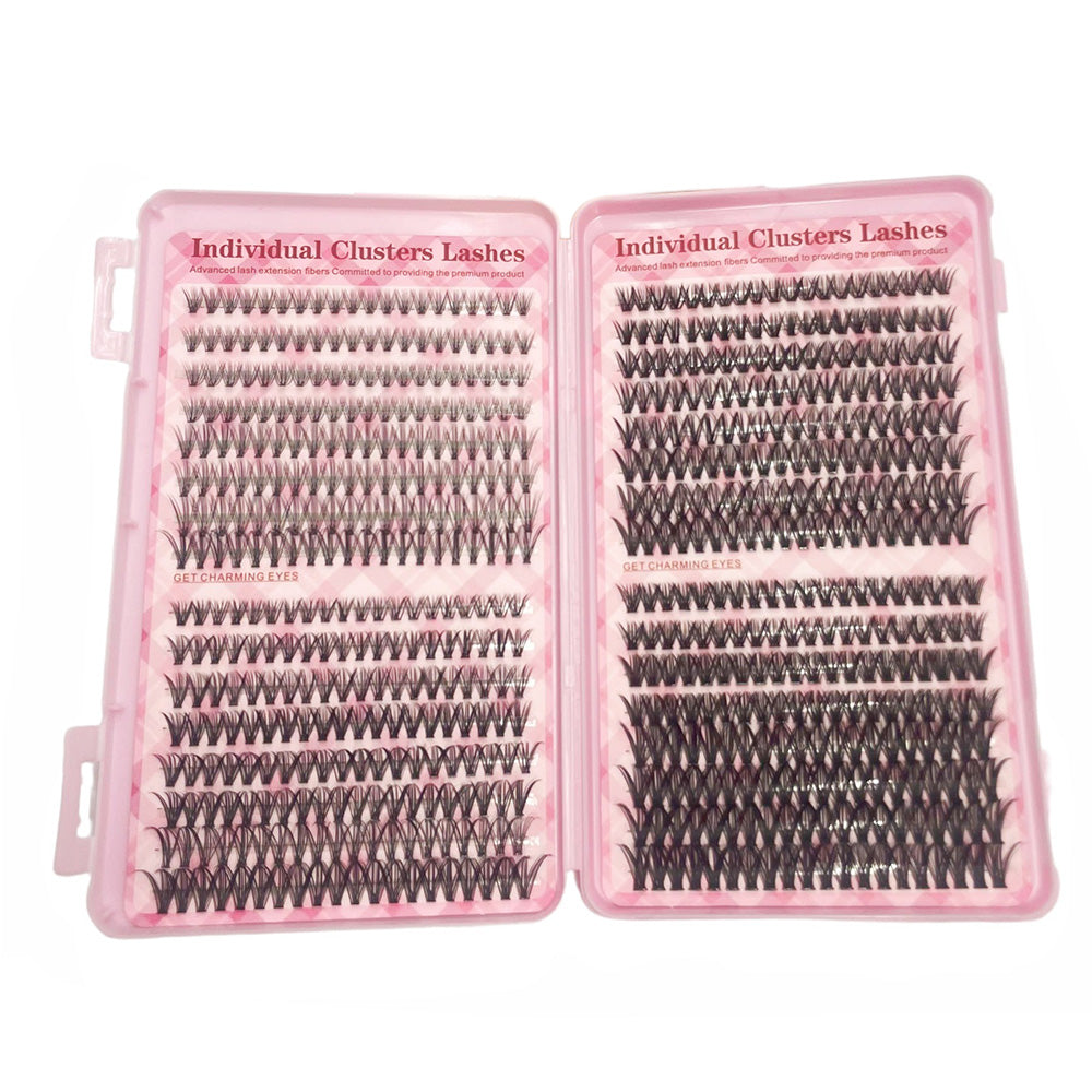 640Pcs Eyelashes Eye Lashes Natural Long Makeup False Eyelashes