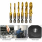 6Pcs HSS Hex Shank Tap Drill Bits Tools Set