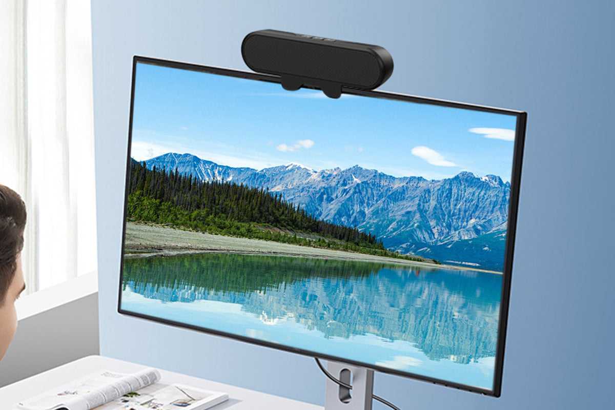 USB Clip-On Speaker 10W High Power Portable Soundbar