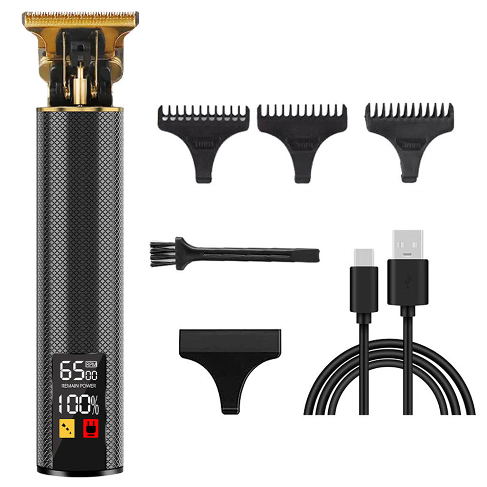 Cordless Rechargeable Electric Hair Clipper for Men